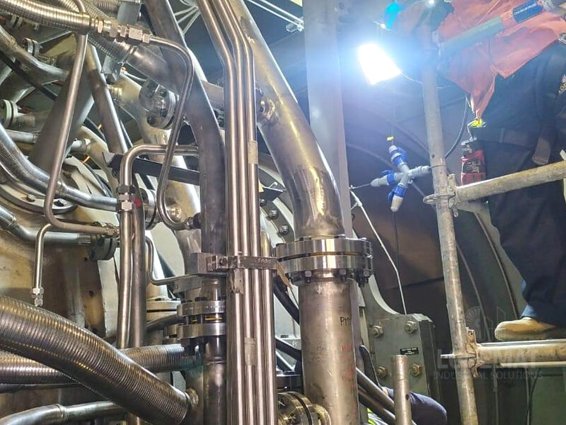 Sistema de combustible e instrumentación de turbina de gas